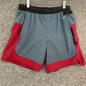 Unipro Activewear Shorts Mens Size Small / 6 Inch Inseam / Blue and Red (23-30)